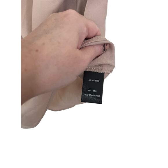 Torrid Womens Harper Collard 3/4 Sleeve Blouse Neutral Mushroom Size 3X - Picture 3 of 6